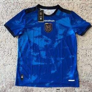 Marathon Authentic Ecuador National Team Blue Training Soccer Jersey Men’s Sz: M